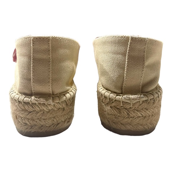 Castañer Rojo Red Kay Bow Flatform Espadrilles, 7.5 - Picture 6 of 7